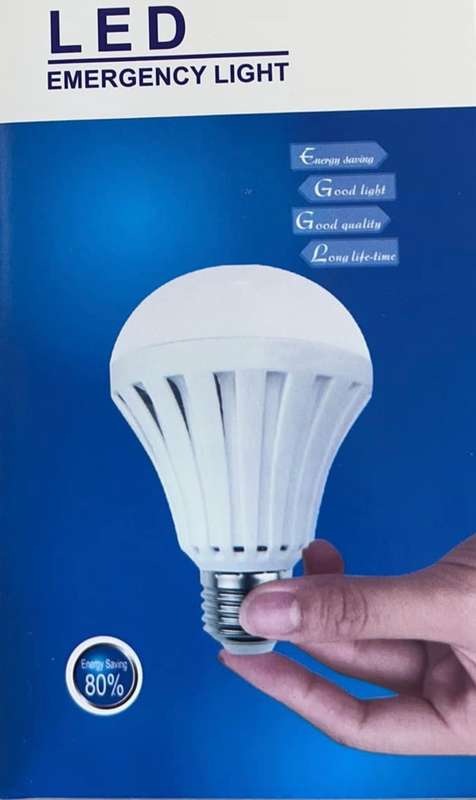 Load Shedding Rechargeable LED Light E27-9watt (5pc pack)