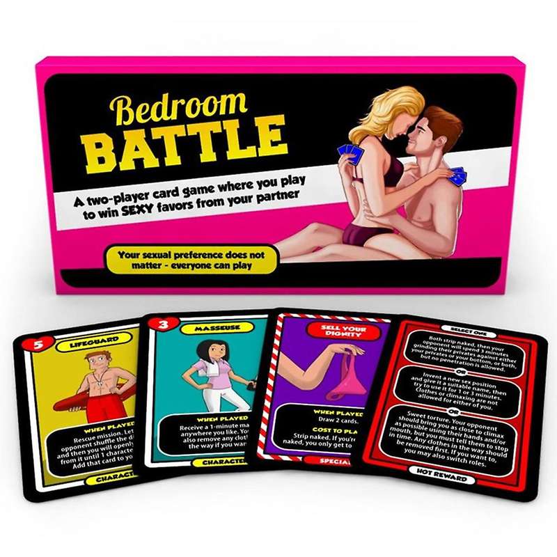 Bedroom Battle Game,award Winning Sex Card Game Command For All Adult Couples Party Game