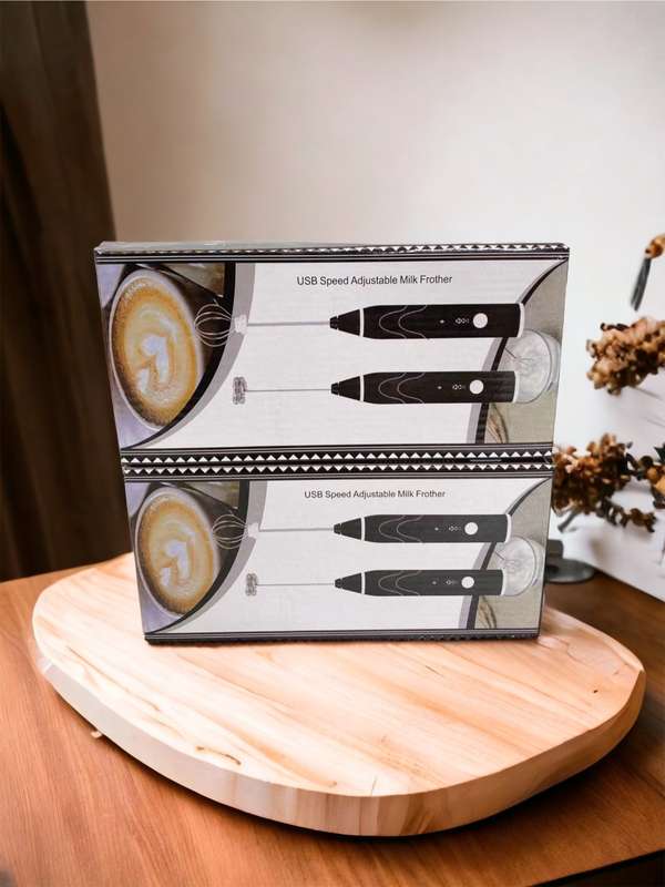Rechargeable Milk Frother Automatic Handheld Mixer for Egg Latte Cappuccino Chocolate Matcha Home