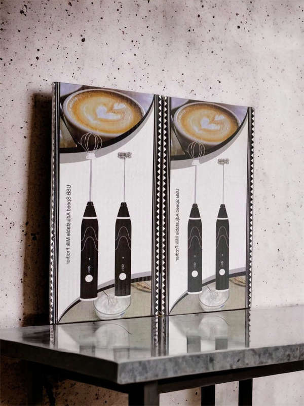 Rechargeable Milk Frother Automatic Handheld Mixer for Egg Latte Cappuccino Chocolate Matcha Home