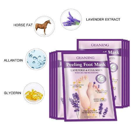 Lavender & Collagen Peeling Foot Mask