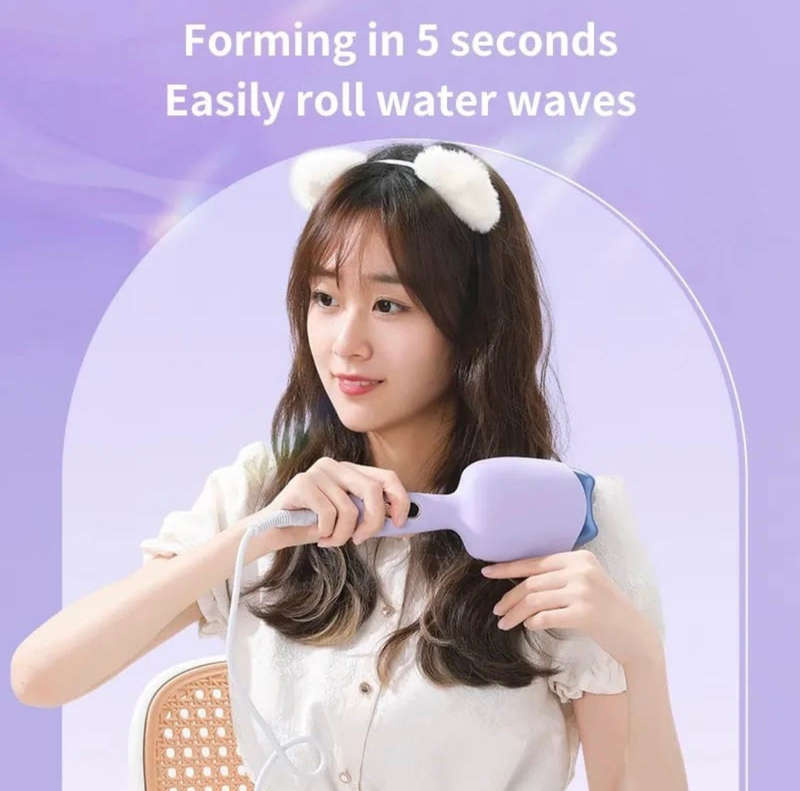 Electric Hair Curler Negative Ions Ceramic Curling Iron 32mm Wave Curly Hair Styler Tools