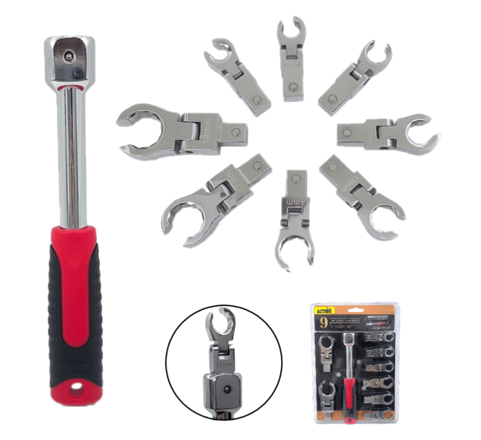 Portable Ratchet Wrench 72 Gear Shaking Head