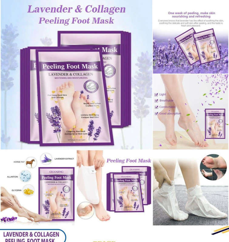 Lavender & Collagen Peeling Foot Mask