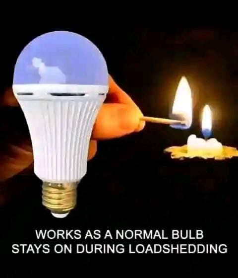 Load Shedding LED Light Bulbs