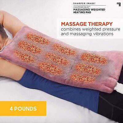 Physical Therapy Blanket for Calming Heat Massaging Weighted Heating Pad