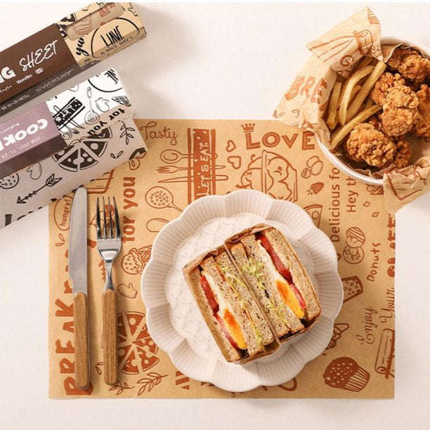 Parchment Paper for Baking, Non-stick Parchment Paper Roll, High Temperature Resistant, Waterproo...