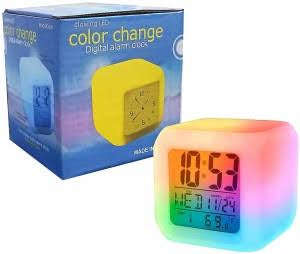 Digital Alarm Clock 7 Colours