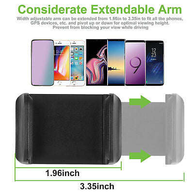 360 Rotation Universal Car  View Rear Mirror Mount Stand GPS Cell Phone Holder