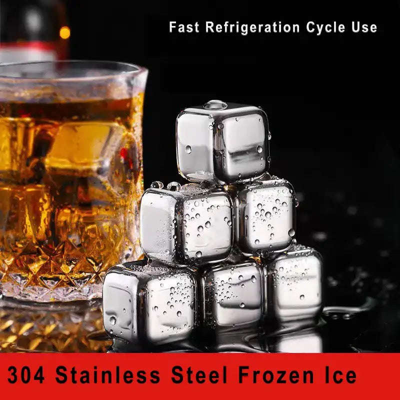Stainless Steel Ice Cubes