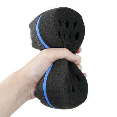Double Sided Barber Afro Curl Wave Hair Brush Sponge Dreads Locking Twists Coil
