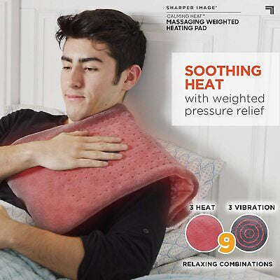 Physical Therapy Blanket for Calming Heat Massaging Weighted Heating Pad