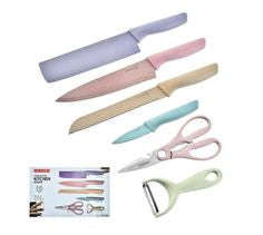 6 pc Piece Kitchen Knife Set