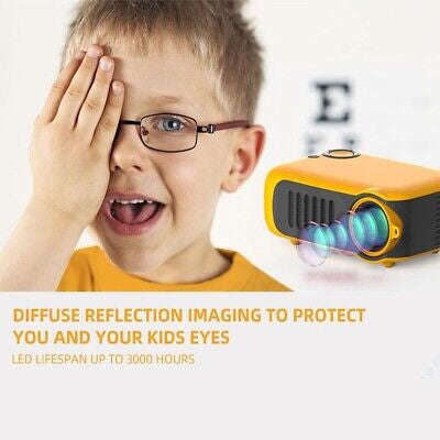 Projector, A2000, Mini Portable LED Projector