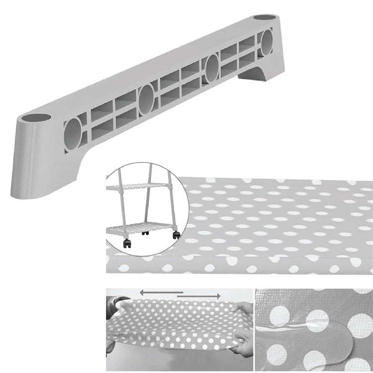 Multifunction Home Clothing Rack Bedroom Storage Hangers Movable DIY Assemble