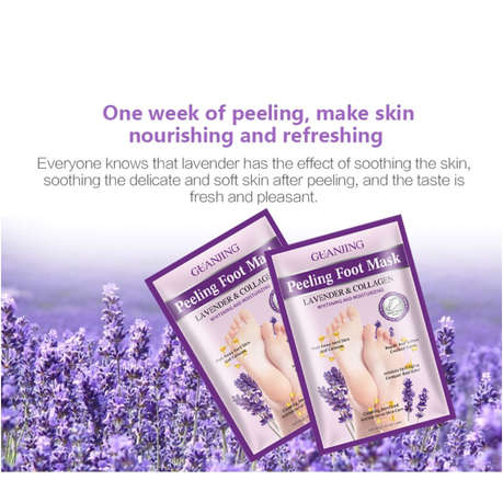 Lavender & Collagen Peeling Foot Mask