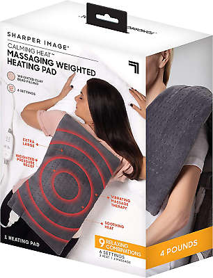 Physical Therapy Blanket for Calming Heat Massaging Weighted Heating Pad
