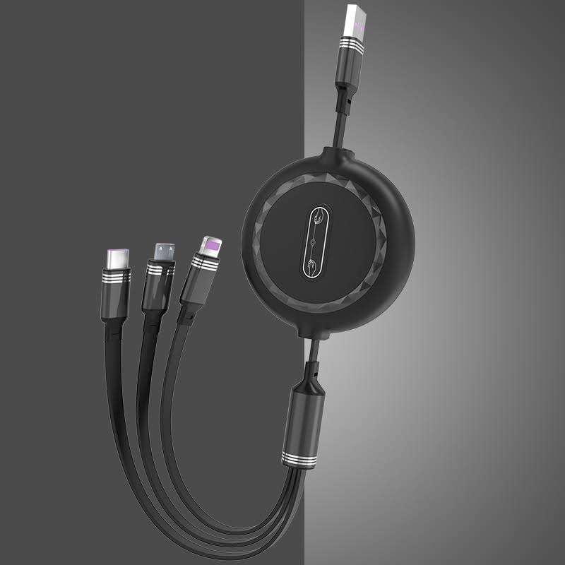 Multi-function 3 in 1 Extendable Fast Charging