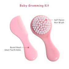 Baby hair brush and comb set
