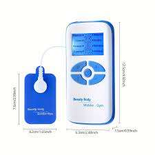 Battery Powered EMS Pulse Therapy Massager, Multi-functional 8 Modes 15 Speeds Full Body Meridian...