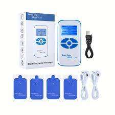 Battery Powered EMS Pulse Therapy Massager, Multi-functional 8 Modes 15 Speeds Full Body Meridian...