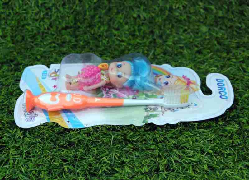 Toddlers Soft Toothbrush and a Mini Doll