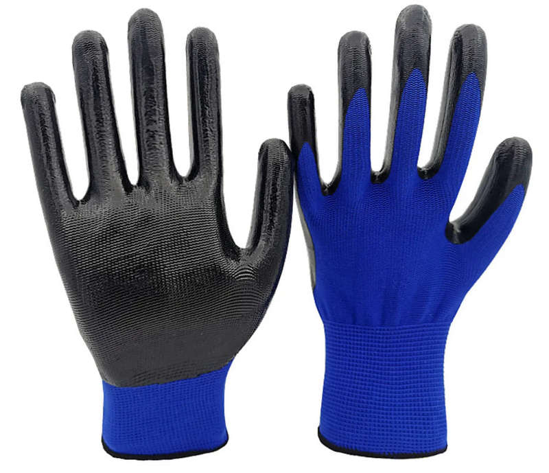 Blue/Grey Premium Latex Protection Glove Various Colours