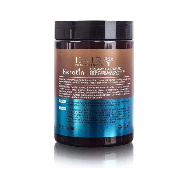 Keratin Moisturizing & Smooth Cream Hair Mask-1000ml