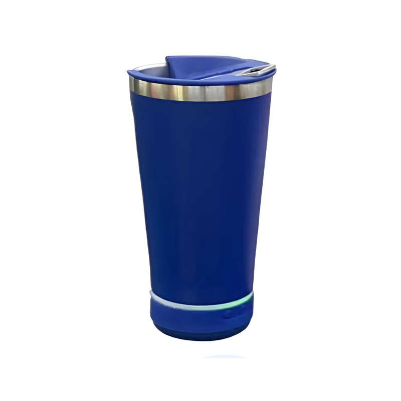 MTech 473ml Bluetooth Speaker Travel Mug  Stainless Steel Tumbler (Multiple Colors)