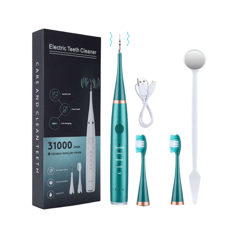 MTech Teeth Cleaner, Teeth Cleaning, Sono Sparkle Dental Cleaner, 31,000 Vibrations Per Minute, L...