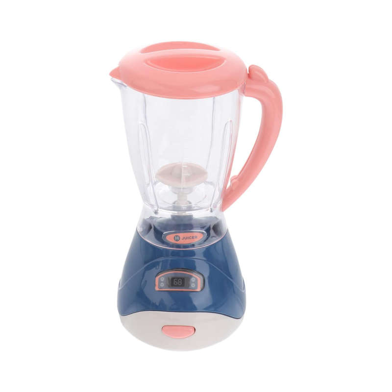 Kids Mini Blender Toy  Realistic Pretend Play Juicer, Educational Kitchen Playset, ABS Materia...