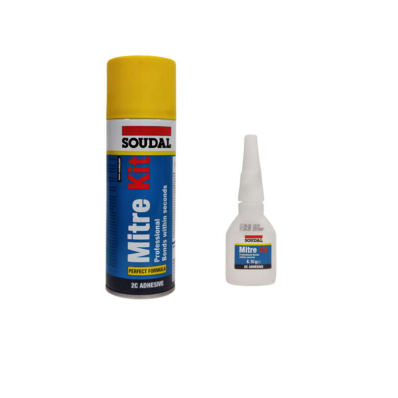 Mitre Kit Professional 2C Fast Adhesive  Spray Glue + Activator