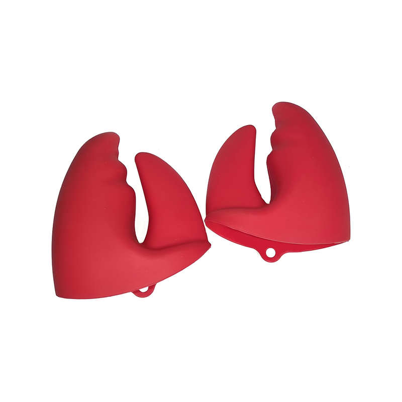 Mini Silicone Pot Pinchers  Heat Resistant Lobster Claw Oven Mitts (1Pair)