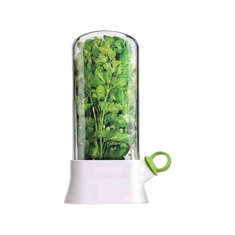 MHome Herb Saver For Refrigerator  Single Herb Keeper Pod
