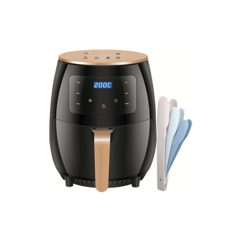 Digital Touch Air Fryer  6L Multifunctional with Bonus 3-Piece Nesting Tongs Set