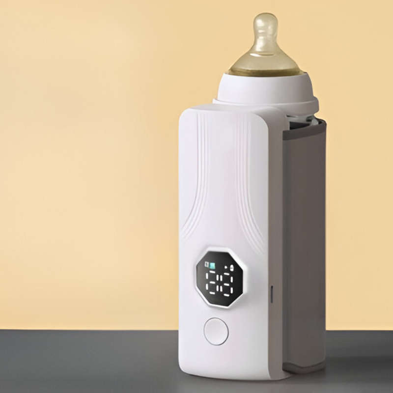 Portable Rechargeable Baby Bottle Warmer  Fast Heating, USB Powered, 6 Temperature Settings