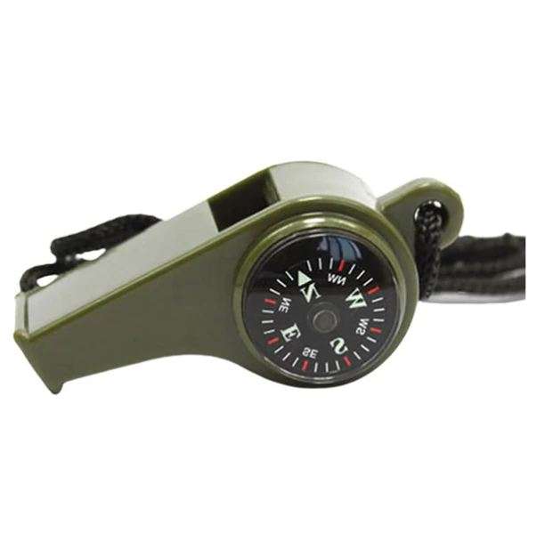 Camping/Hiking Compass Whistle
