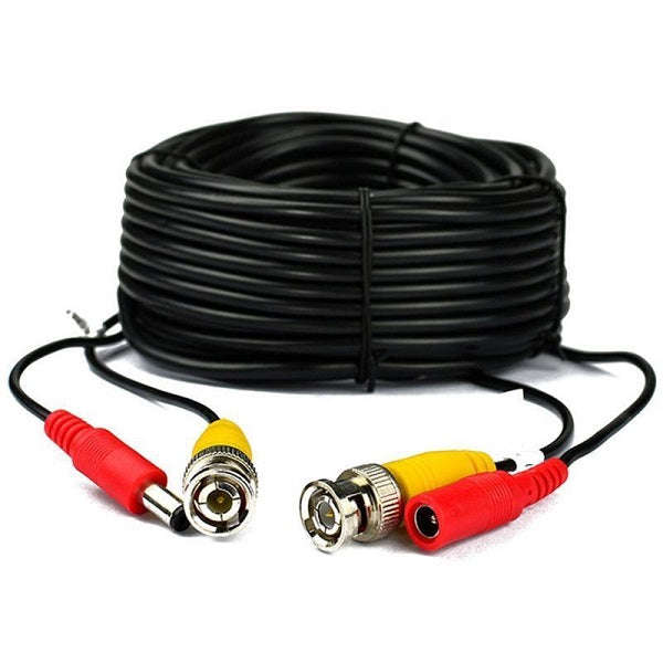 Bnc Cable 30m Power Video Plug And Play Cable For Cctv Camera System Security