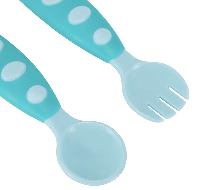 Temparature sensing training spoon &fork