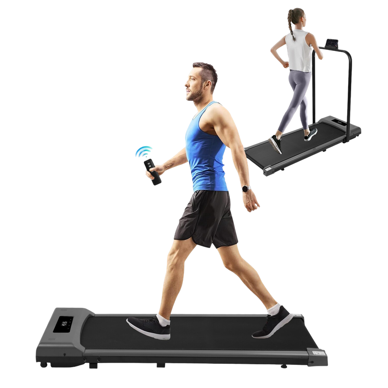 Pro-Sportz 2-in-1 Foldable Walking Pad Treadmill  Portable Under Desk Treadmill for Home & Off...