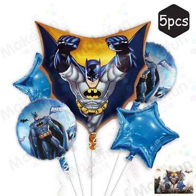 Cartoon Helium Type Balloons 5x PCS Party Supplies, Birthday Decorations for Kids Boys Baby Showe...