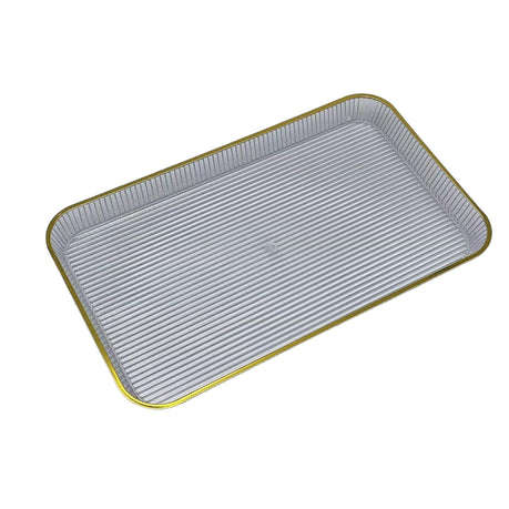 Elegant Luxury Tranparent Plastic Serving Tray