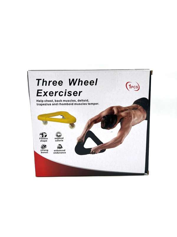 Three Wheel Abdominal Exerciser