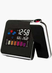Digital Clock with LED Mirror Clock,Calender and Projector