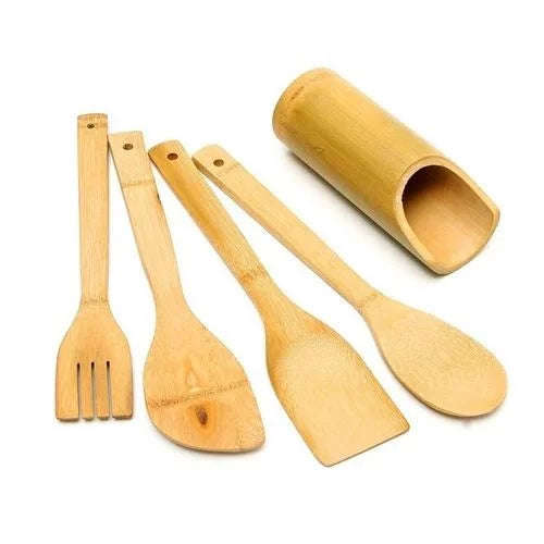 Bamboo Kitchen Cooking Set 5 in 1
