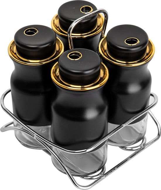 Steel and Glass Spice Shaker