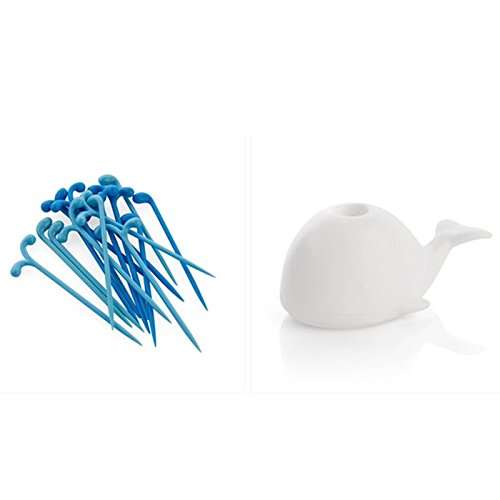 Whale Toothpick Porcelain  Toothpick Holder
