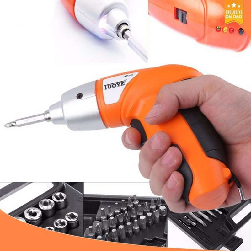 45 Piece Cordless Screwdriver Set