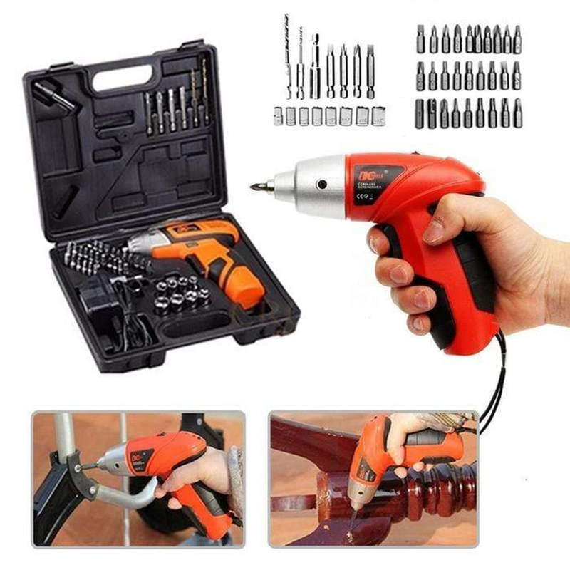 45 Piece Cordless Screwdriver Set