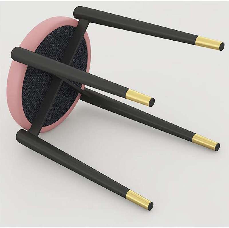 Round Ottoman Footrest Stool